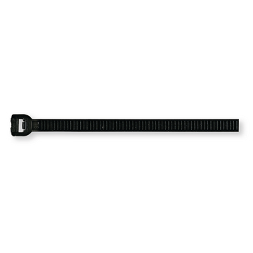 Collier attache-câble noir avec languette 3,5 x 200 mm, 1000 pcs